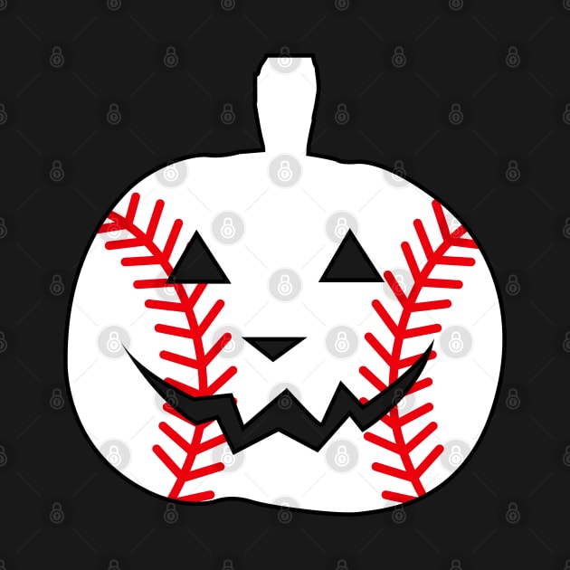 baseball player halloween pumpkin by BramCrye