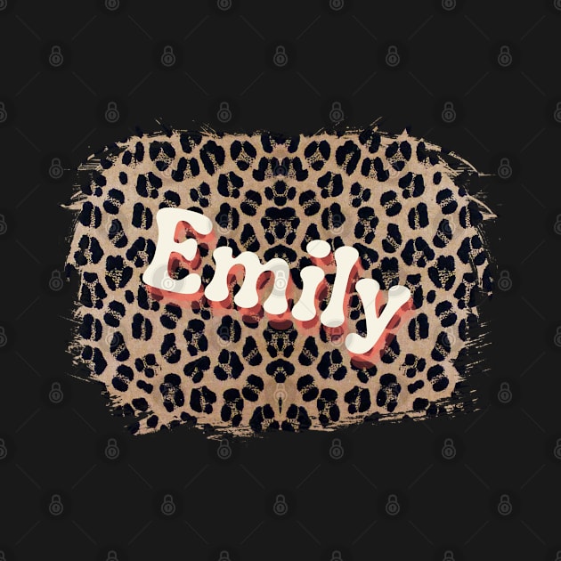 Emily Name on Leopard by creativedn7