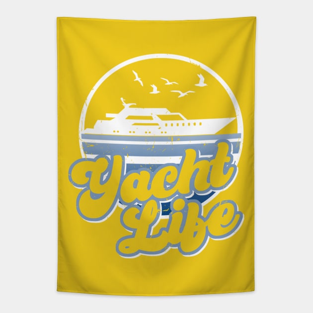 Yacht Life Tapestry by PopCultureShirts
