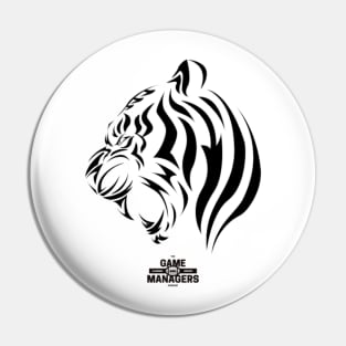 The Game Managers Podcast Tiger Black Pin