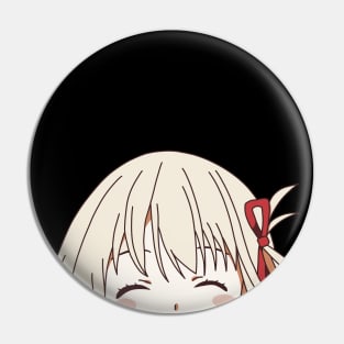 Lycoris Recoil Chisato Nishikigi Cute Anime Peeker Pin