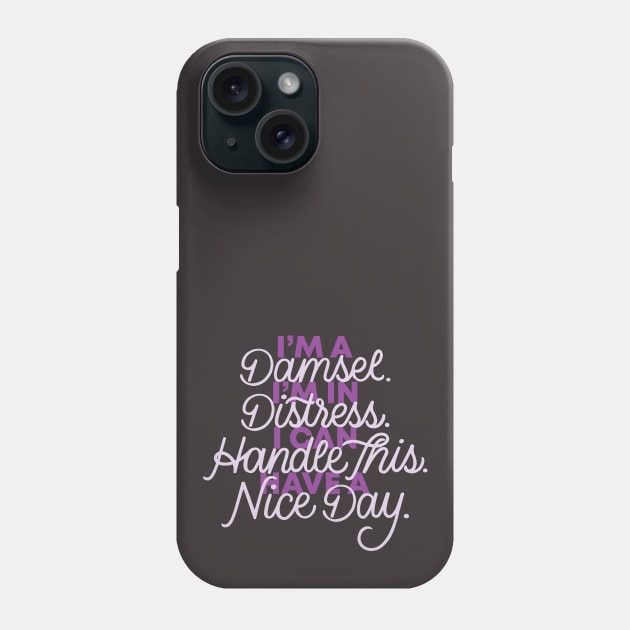 Damsel in Distress Phone Case by polliadesign