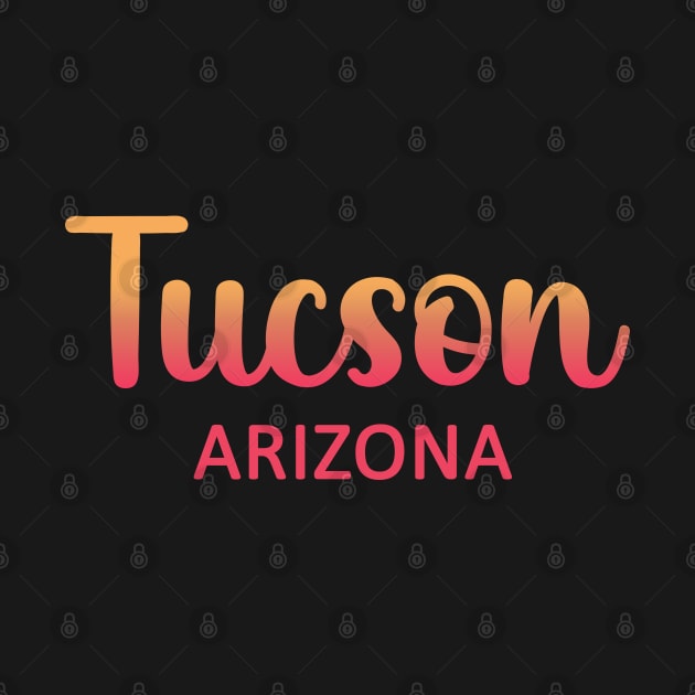 Tucson Arizona map  Arizona tourism Tucson AZ by BoogieCreates