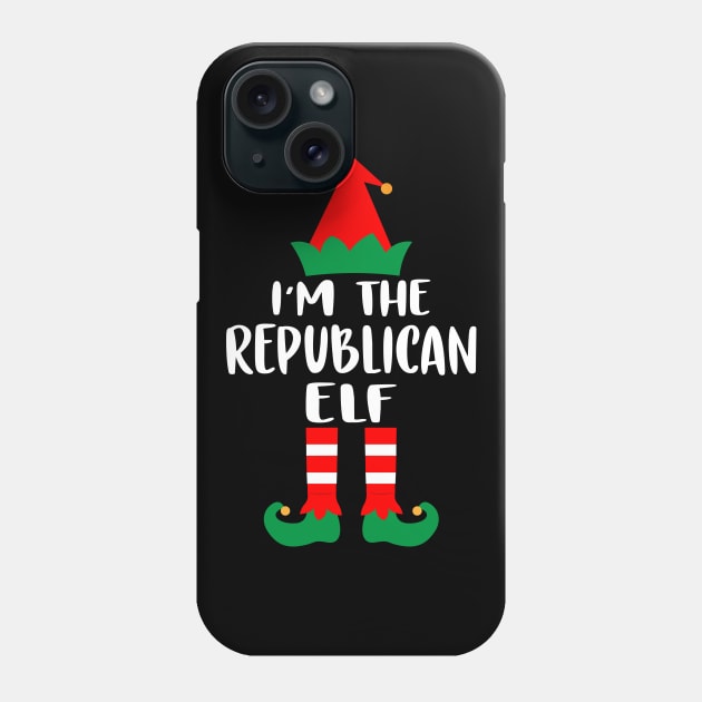 I'm The Republican Elf Family Matching Group Christmas Costume Pajama Funny Gift Phone Case by norhan2000