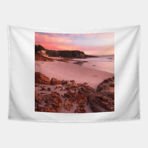 Pink Bay Tapestry by Geoff79