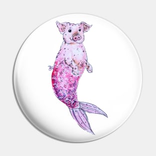 Pig Mermaid Pin