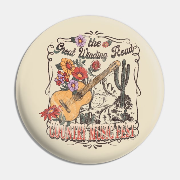 Country music Fest Pin by LifeTime Design