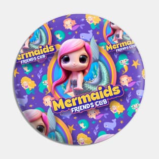 Kawaii Mermaid Pin