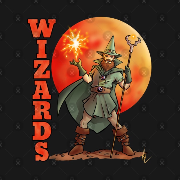 Wizards Mascot by Generic Mascots