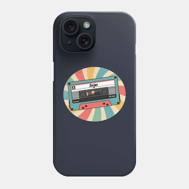 retro jinjer Phone Case by Saha Paloma Ilustra