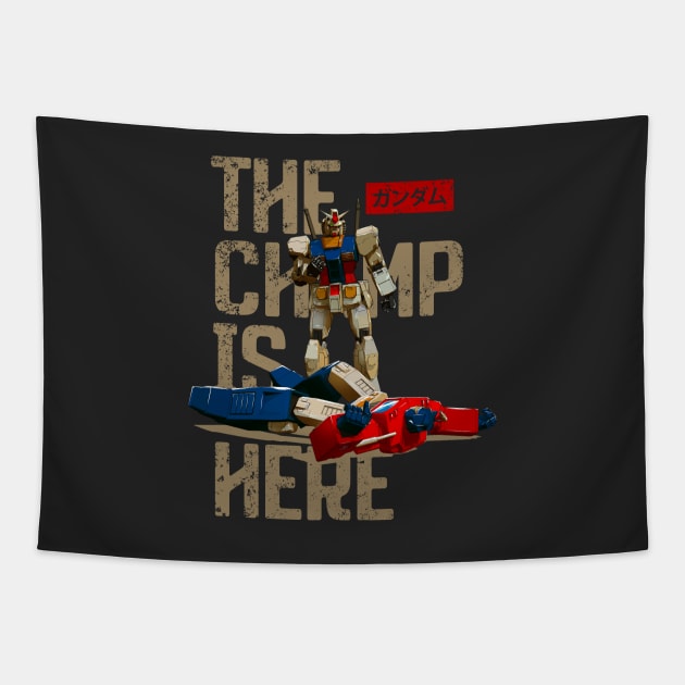 The Champ is Here (Hero Edition) Tapestry by manoystee