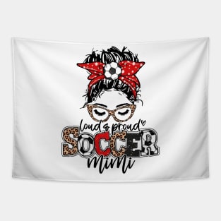 Soccer Mimi Leopard - Loud And Proud Soccer Mimi Tapestry