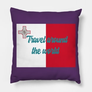 Travel Around the World - Malta Pillow