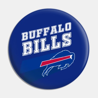 Run Run Buffalo Bills Pin