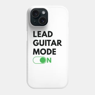 Lead Guitar Mode On Light Theme Phone Case