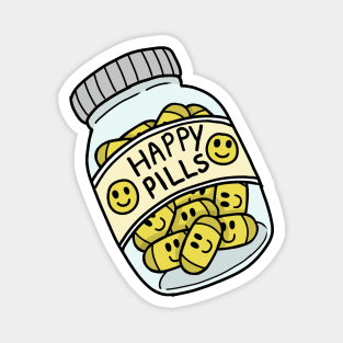 happy pills Magnet