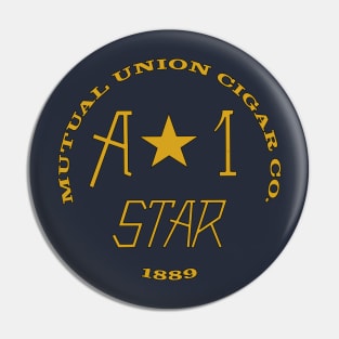 Vintage Cigar Label A 1 Star Pin