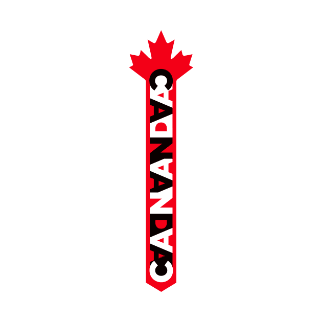 Canada 2 color ambigram by goldengallery