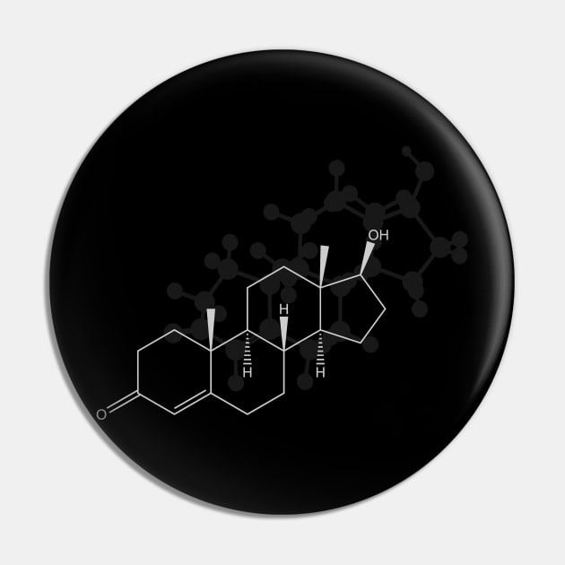 Testosterone Molecule Pin by ChemECool