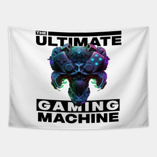 Gamer's Cybernetic Skull Tapestry