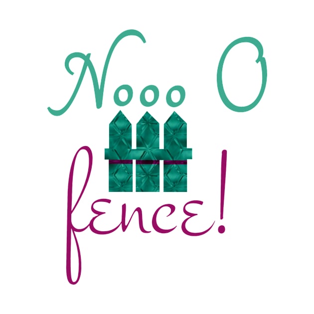 No offense - and no fence at all DIY Wordgame for smart people by Qwerdenker Music Merch