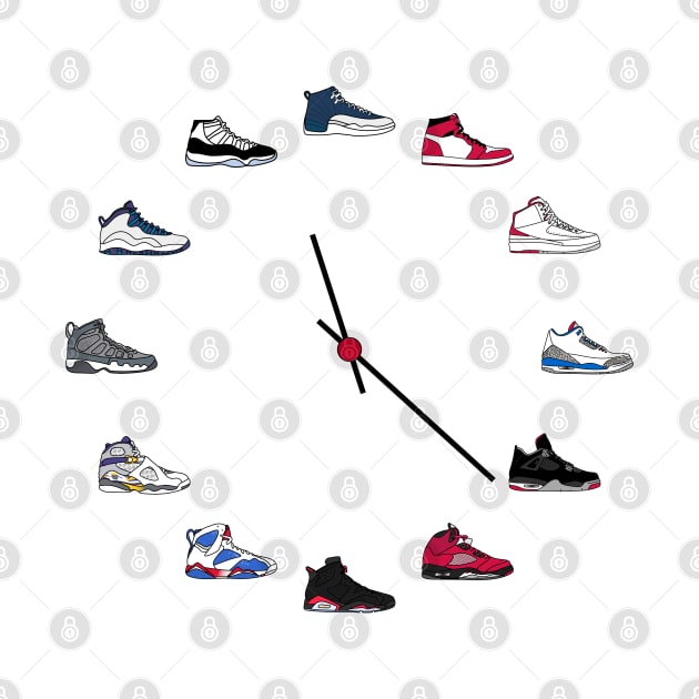 Jordan Sneaker Clock by WalkDesigns