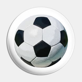 classic soccer ball Pin