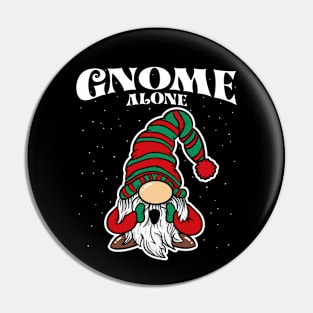 Funny Gnome alone Pin