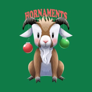 Hornaments Christmas Goat T-Shirt