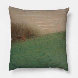 The Meadow by Georges-Pierre Seurat Pillow