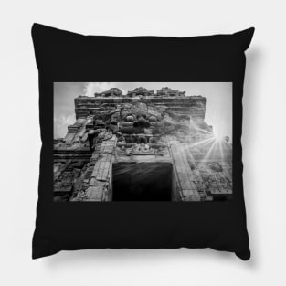 Unique landscape photography of Temple entrance at Prambanan Pillow