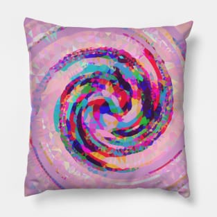 Diamond Confetti Swirl Pillow