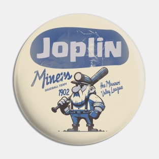 Defunct Joplin Miners Baseball Team Missouri Pin