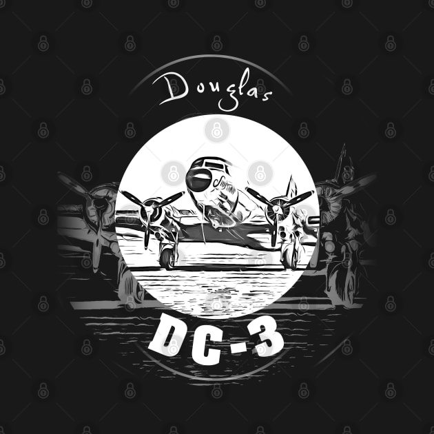 Douglas DC-3 by aeroloversclothing