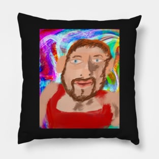 Hippie guy Pillow