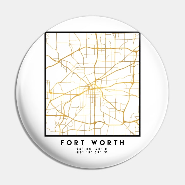 FORT WORTH CITY STREET MAP ART Pin by deificusArt