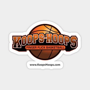 Koops Hoops Finger Flick Basketball Magnet