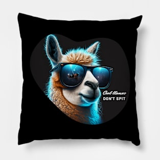 Cool llamas don't spit Pillow