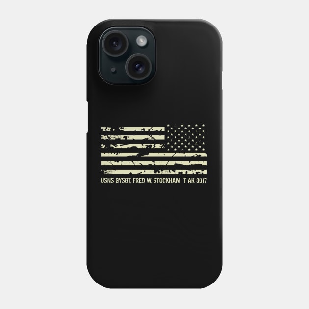 USNS GySgt. Fred W. Stockham Phone Case by Jared S Davies