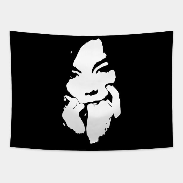 Journey Through Sound with Bjork Tapestry by Chibi Monster