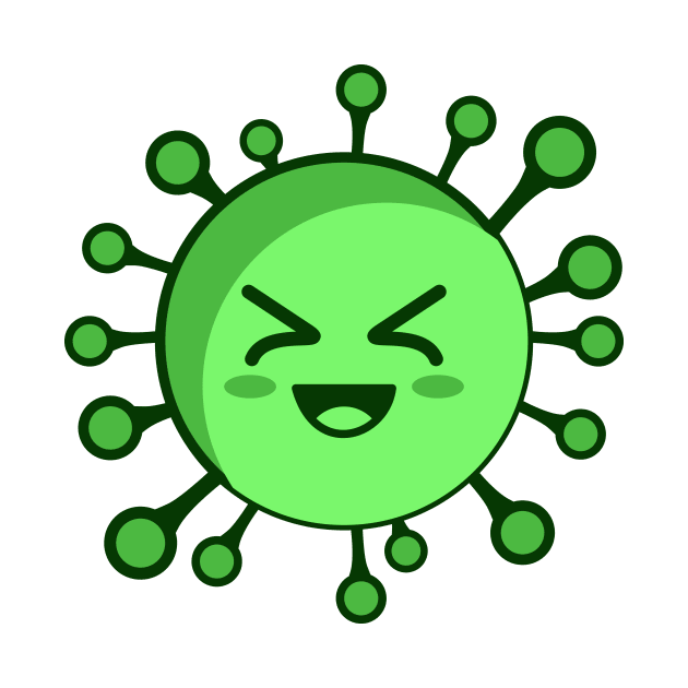 haha react emoji virus corona by Rizkydwi