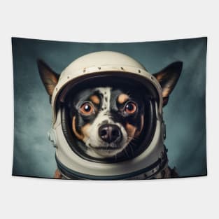 Astro Dog - Rat Terrier Tapestry