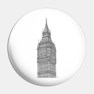 Big Ben Tower Pin