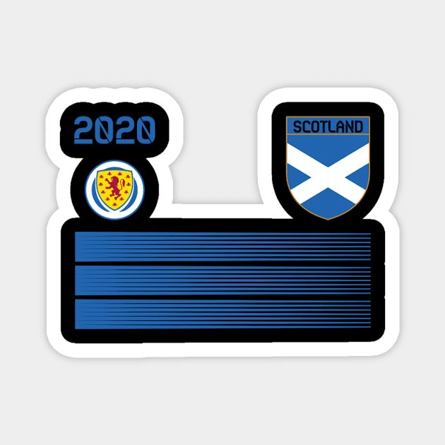 Scotland Football Jersey 2020 Scotland Soccer Magnet by HypeRamen