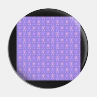 Abstract Lilac Pattern Pin