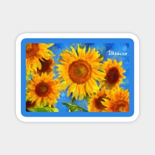 Ukraine sunflower Magnet