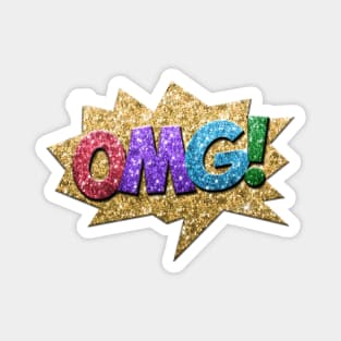 Glitter OMG! Magnet