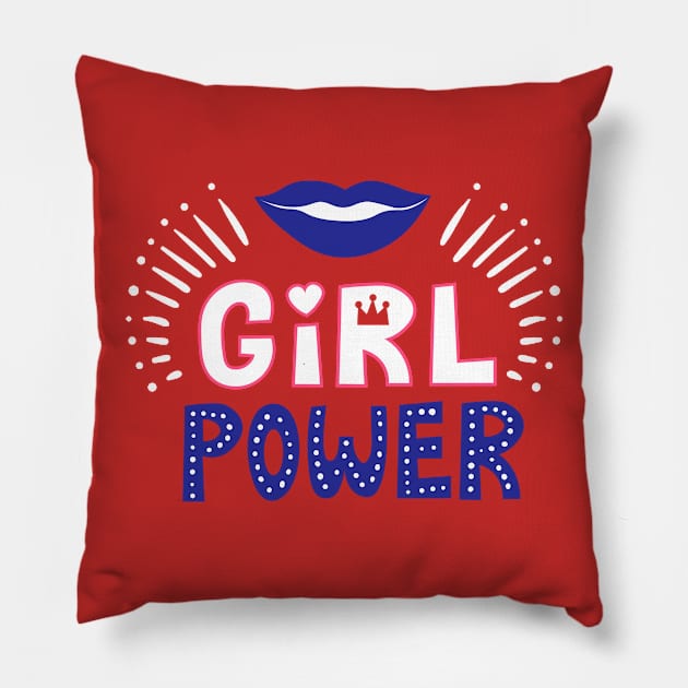 Girl power Pillow by Yeroma