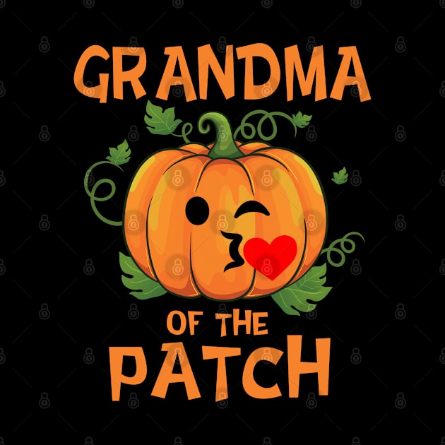 Pumpkin Grandma of the Patch Thanksgiving and Halloween Family by Blink_Imprints10