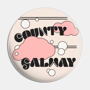 County Galway - Original Retro Styled Design Pin